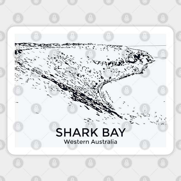 Shark Bay - Western Australia Magnet by Lakeric